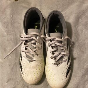 White and Black Athletic Shoes